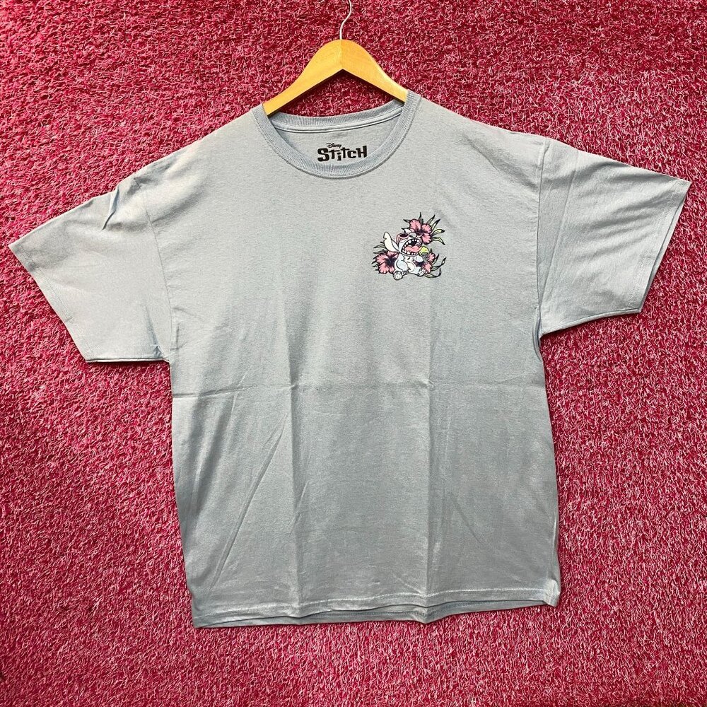 Disney Lilo & Stitch Summer Daze Blue T-Shirt XL